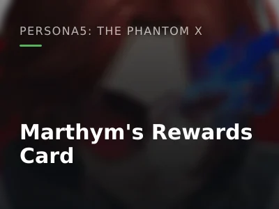 Marthym's Rewards Card