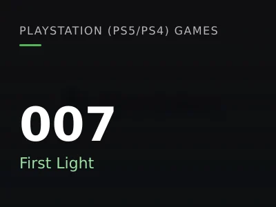 007 First Light (TR)