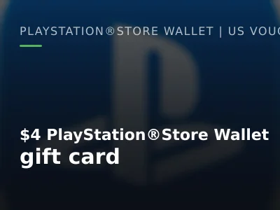 $4 PlayStation®Store Wallet gift card