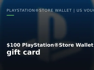 $100 PlayStation®Store Wallet gift card