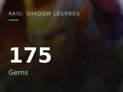 175 Gems