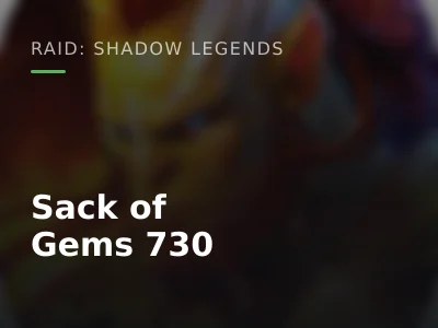 Sack of Gems 730