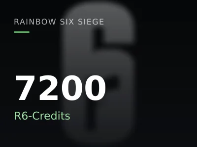 7200 R6-Credits