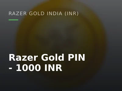 Razer Gold PIN (IN) - 1000 INR