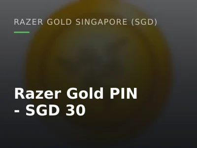 Razer Gold PIN (SG) - SGD 30