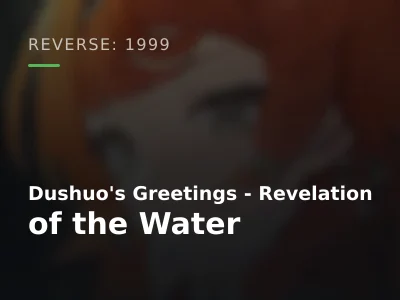 Dushuo's Greetings - Revelation of the Water