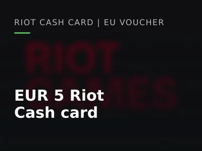 EUR 5 Riot Cash card