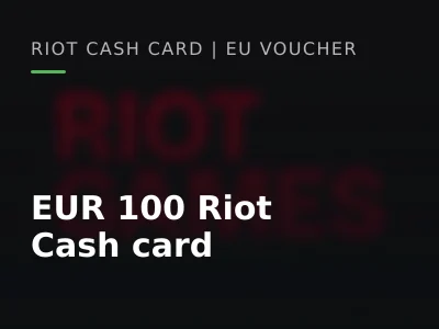EUR 100 Riot Cash card