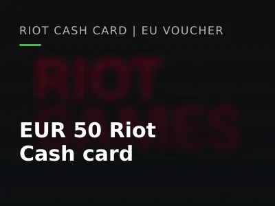 EUR 50 Riot Cash card
