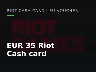 EUR 35 Riot Cash card