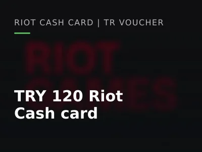 TRY 120 Riot Cash card