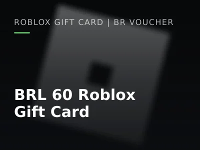 BRL 60 Roblox Gift Card