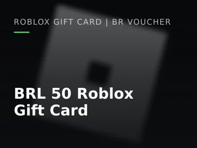 BRL 50 Roblox Gift Card