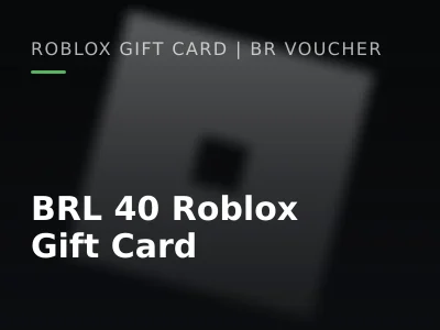 BRL 40 Roblox Gift Card