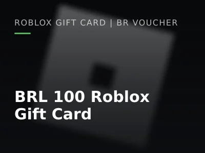 BRL 100 Roblox Gift Card