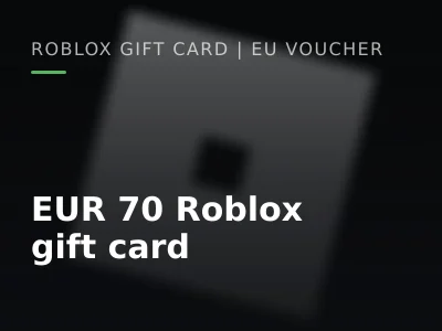 EUR 70 Roblox gift card