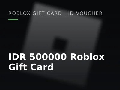 IDR 500000 Roblox Gift Card