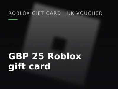 GBP 25 Roblox gift card