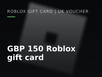 GBP 150 Roblox gift card