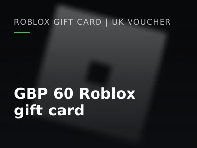 GBP 60 Roblox gift card