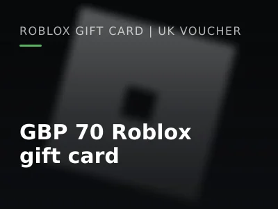 GBP 70 Roblox gift card