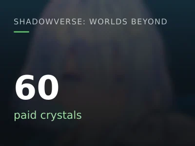 60 paid crystals