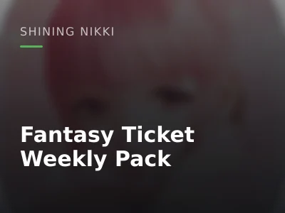 Fantasy Ticket Weekly Pack