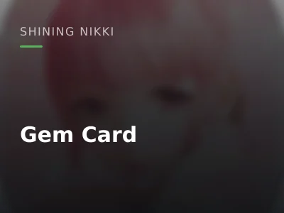 Gem Card