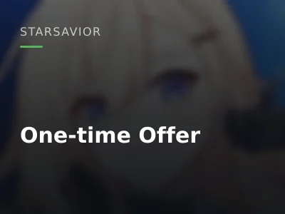 One-time Offer