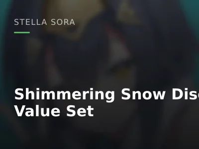 Shimmering Snow Disc Value Set
