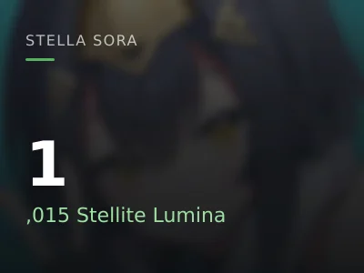 1,015 Stellite Lumina