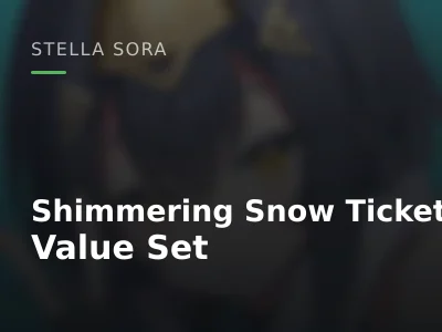 Shimmering Snow Ticket Value Set