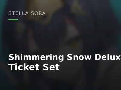 Shimmering Snow Deluxe Ticket Set