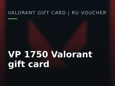 VP 1750 Valorant gift card