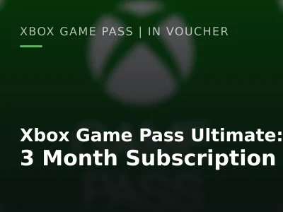 Xbox Game Pass Ultimate: 3 Month Subscription