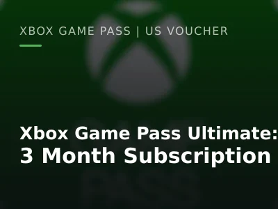 Xbox Game Pass Ultimate: 3 Month Subscription