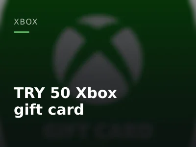 TRY 50 Xbox gift card