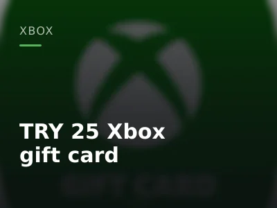TRY 25 Xbox gift card