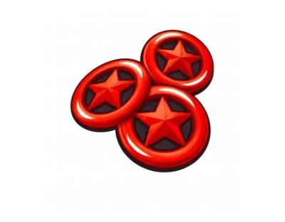 78 Red Star Rings