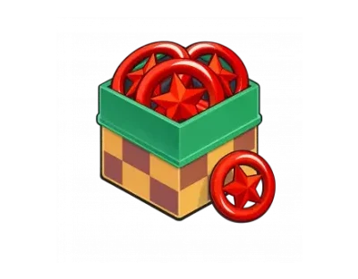 770 Red Star Rings
